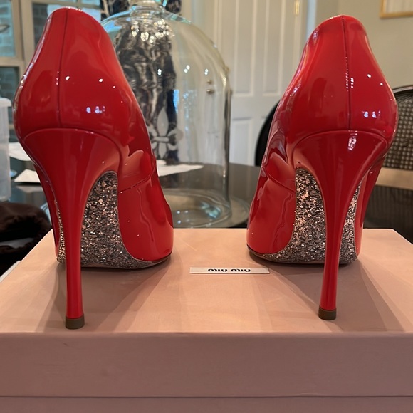 💯 Authentic Miu Miu heels size 38.5 - Picture 3 of 6